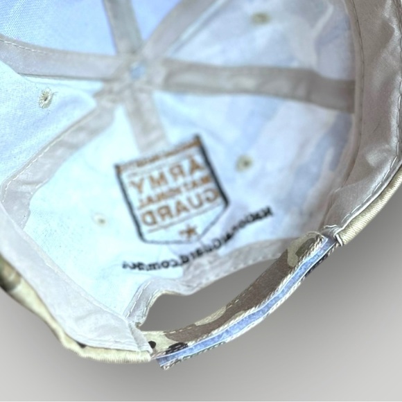 Massachusetts Army National Guard Camo Baseball Cap Hat - Picture 11 of 16